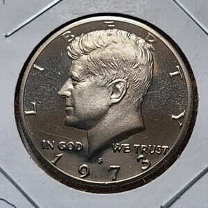 1973-S Proof Kennedy Half Dollar... Uncirculated... Cameo Finish